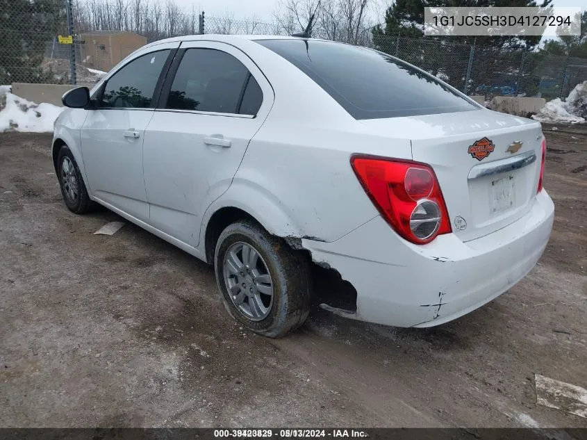 2013 Chevrolet Sonic Lt Auto VIN: 1G1JC5SH3D4127294 Lot: 39423829