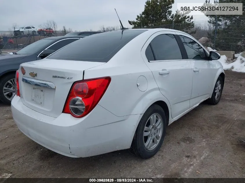 2013 Chevrolet Sonic Lt Auto VIN: 1G1JC5SH3D4127294 Lot: 39423829