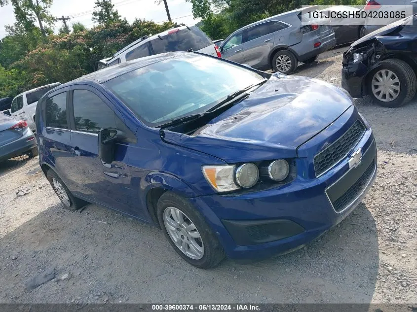 2013 Chevrolet Sonic Lt Auto VIN: 1G1JC6SH5D4203085 Lot: 39600374