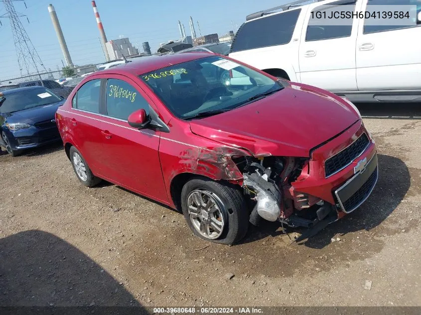 2013 Chevrolet Sonic Lt Auto VIN: 1G1JC5SH6D4139584 Lot: 39680648