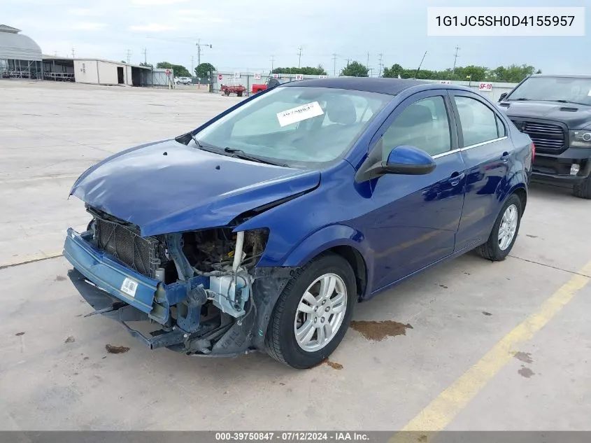 1G1JC5SH0D4155957 2013 Chevrolet Sonic Lt Auto