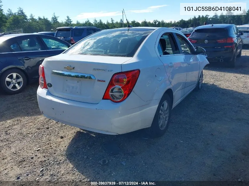 1G1JC5SB6D4108041 2013 Chevrolet Sonic Lt Auto