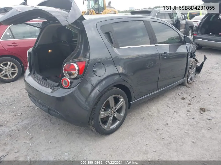 1G1JH6SB8D4231055 2013 Chevrolet Sonic Rs Manual