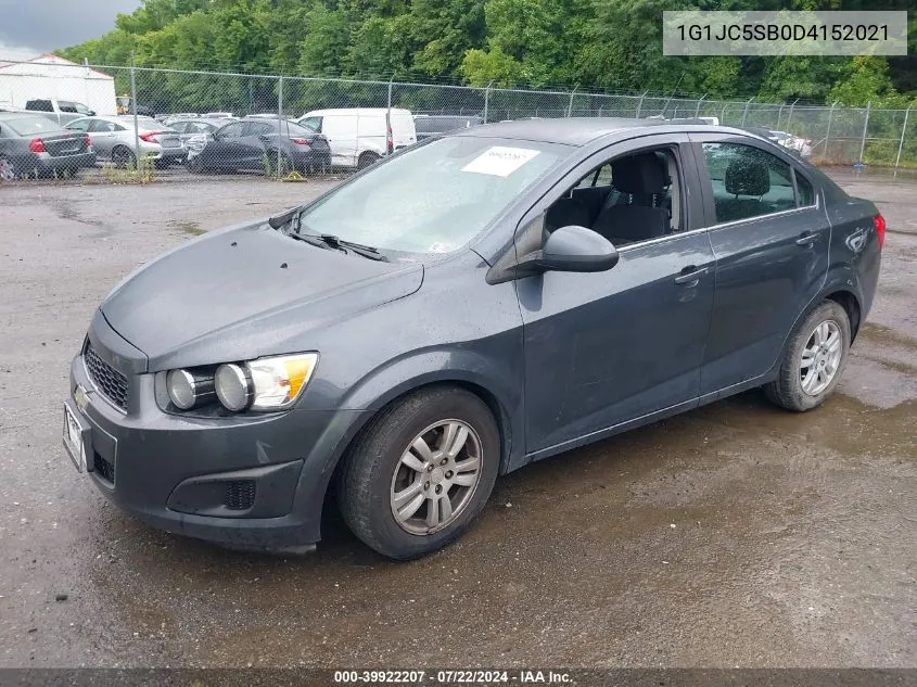 1G1JC5SB0D4152021 2013 Chevrolet Sonic Lt Auto