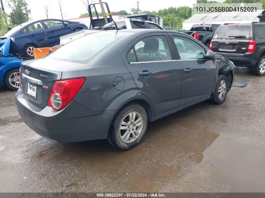 1G1JC5SB0D4152021 2013 Chevrolet Sonic Lt Auto