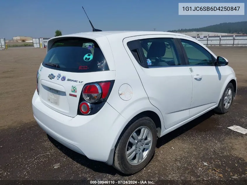 1G1JC6SB6D4250847 2013 Chevrolet Sonic Lt Auto