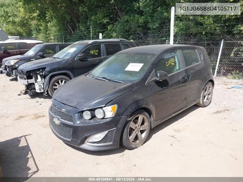 1G1JG6SB8D4105717 2013 Chevrolet Sonic Rs Auto