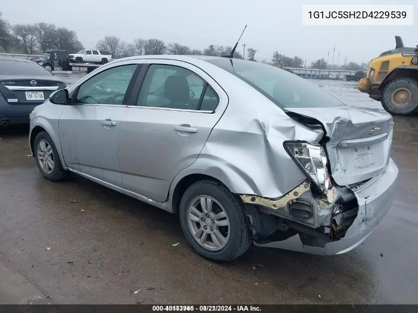 2013 Chevrolet Sonic Lt Auto VIN: 1G1JC5SH2D4229539 Lot: 40153945