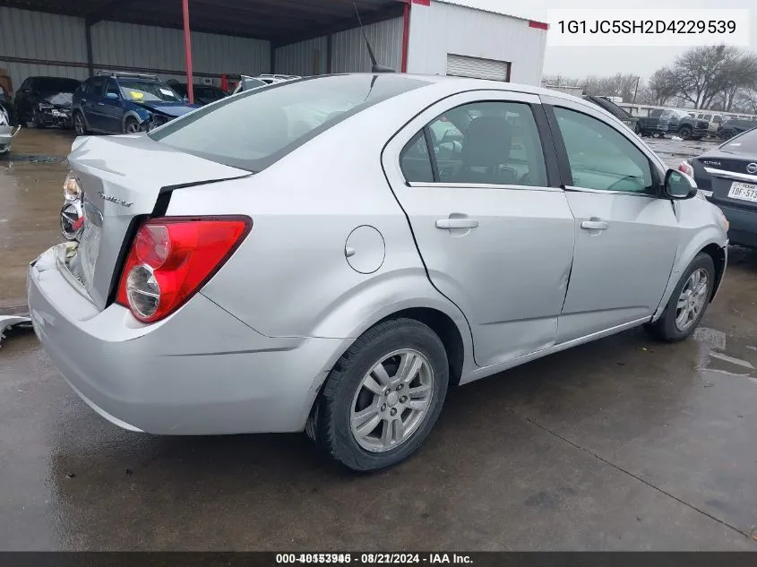 2013 Chevrolet Sonic Lt Auto VIN: 1G1JC5SH2D4229539 Lot: 40153945