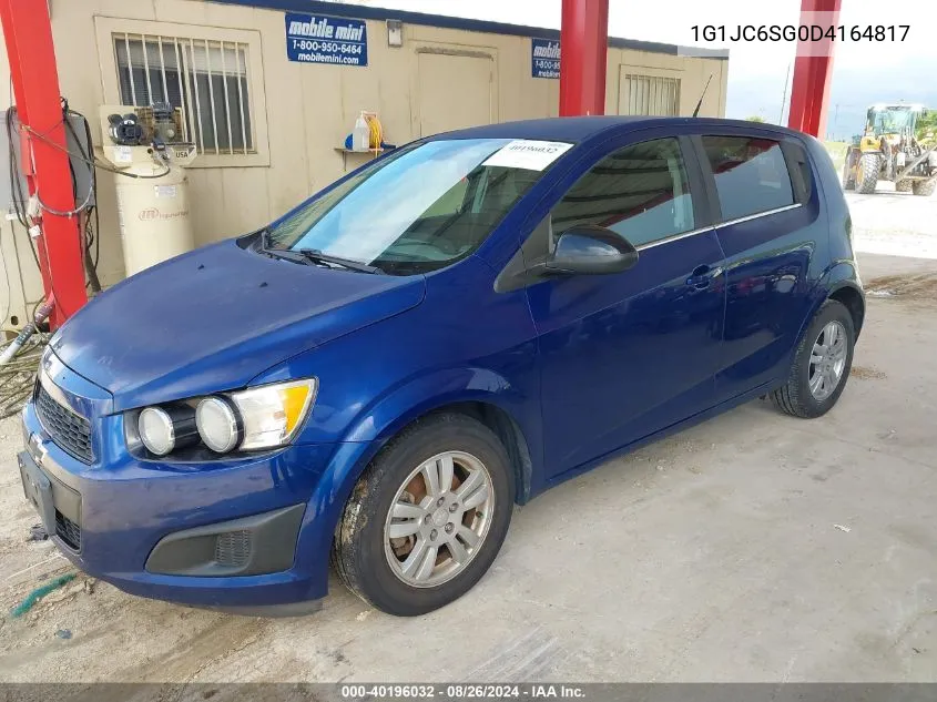 1G1JC6SG0D4164817 2013 Chevrolet Sonic Lt Auto