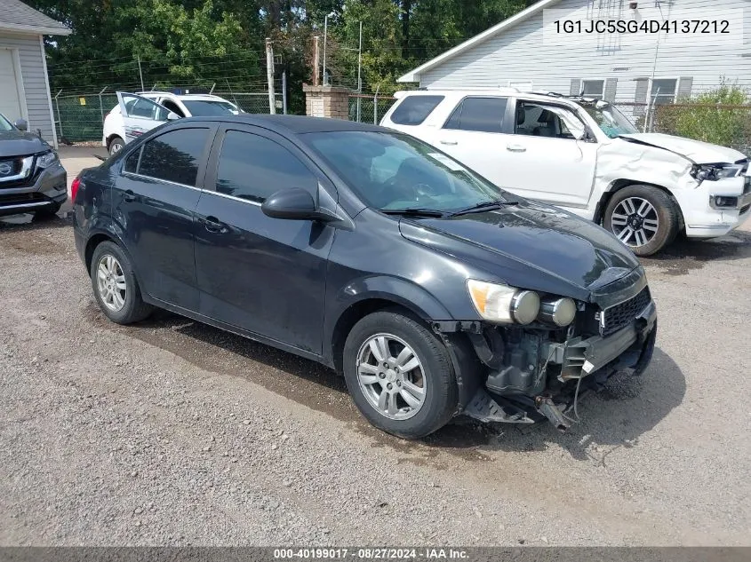 1G1JC5SG4D4137212 2013 Chevrolet Sonic Lt Auto