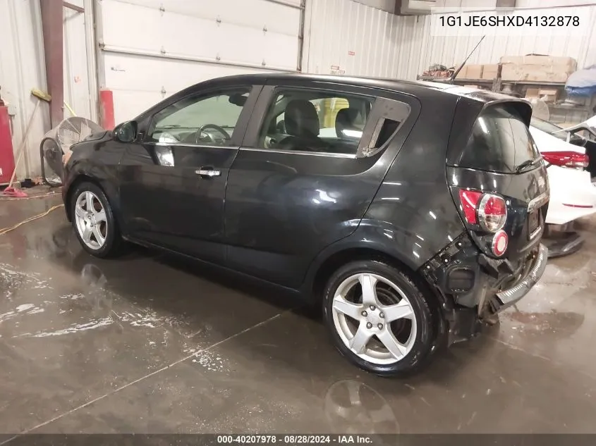 2013 Chevrolet Sonic Ltz Auto VIN: 1G1JE6SHXD4132878 Lot: 40207978