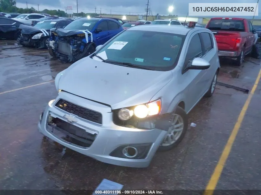 1G1JC6SH6D4247452 2013 Chevrolet Sonic Lt