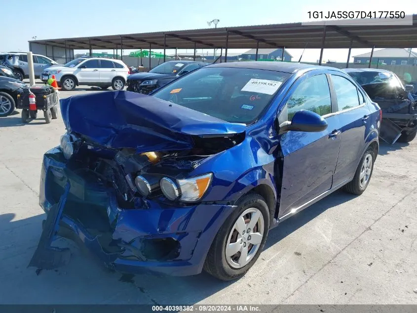 1G1JA5SG7D4177550 2013 Chevrolet Sonic Ls Auto