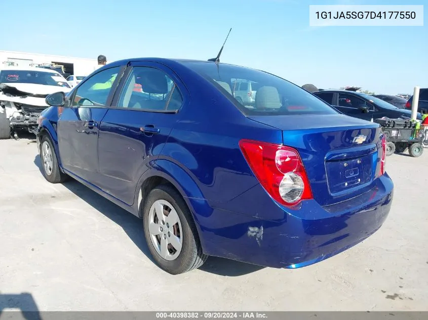 1G1JA5SG7D4177550 2013 Chevrolet Sonic Ls Auto