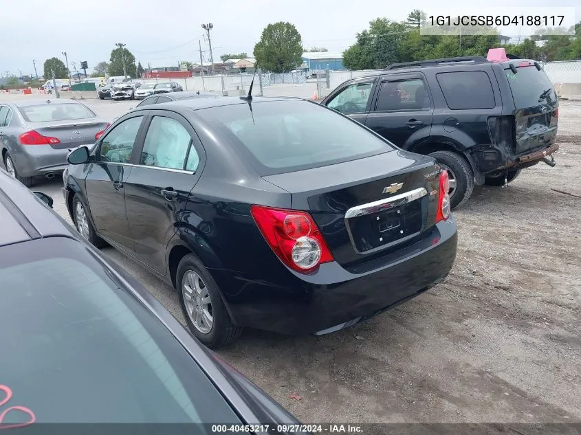 1G1JC5SB6D4188117 2013 Chevrolet Sonic Lt Auto