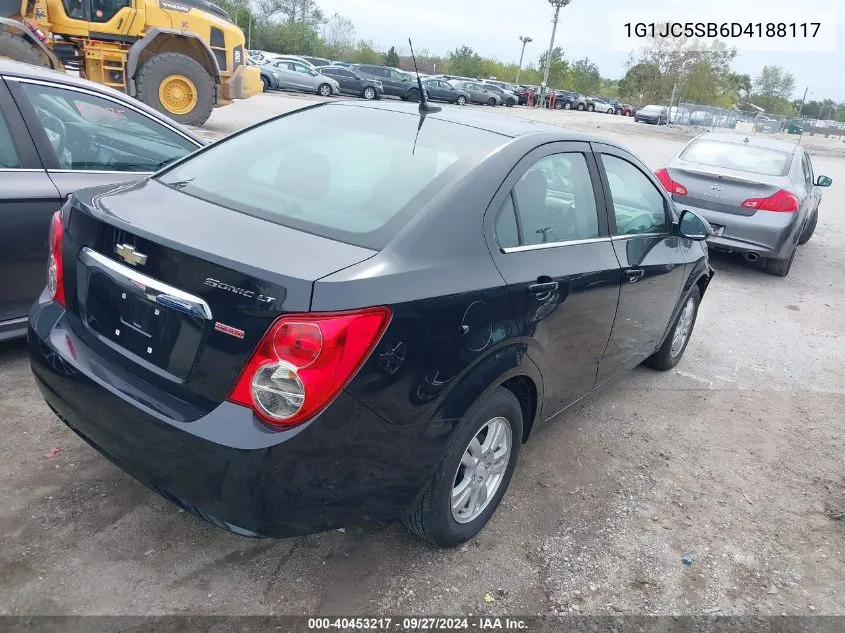 1G1JC5SB6D4188117 2013 Chevrolet Sonic Lt Auto