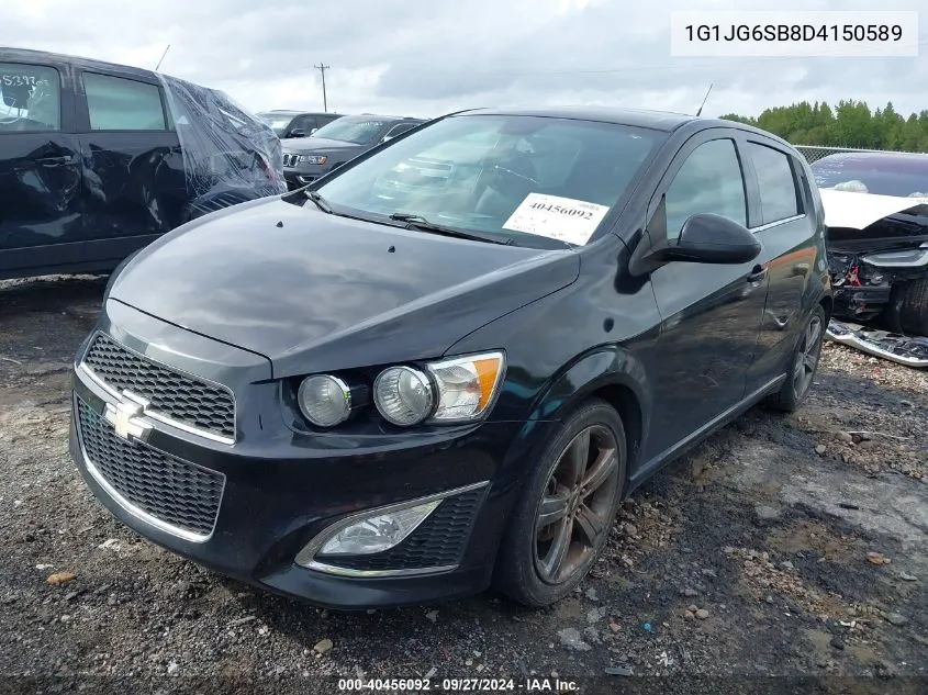 2013 Chevrolet Sonic Rs Auto VIN: 1G1JG6SB8D4150589 Lot: 40456092