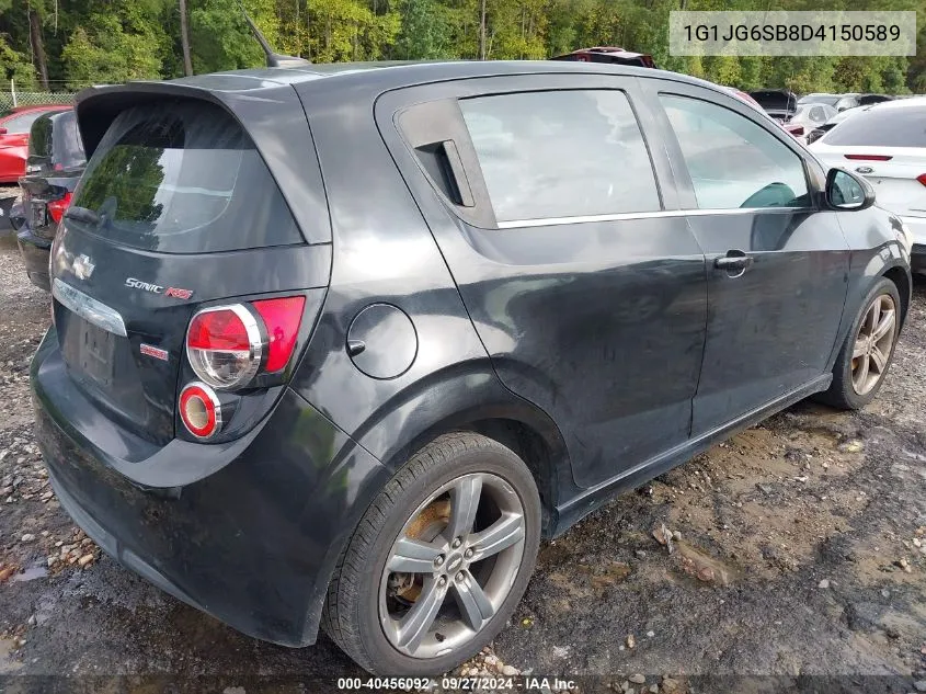 1G1JG6SB8D4150589 2013 Chevrolet Sonic Rs Auto