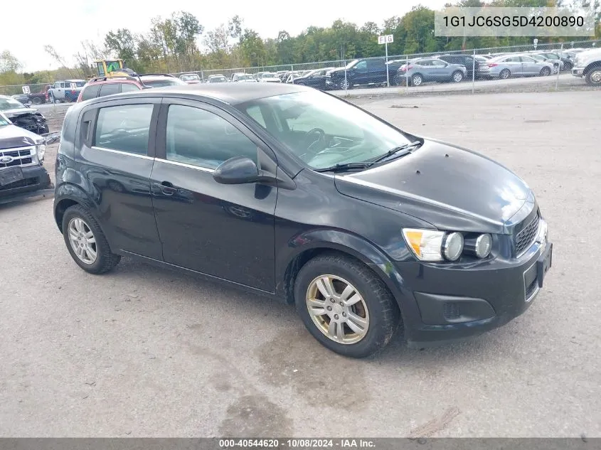 2013 Chevrolet Sonic Lt Auto VIN: 1G1JC6SG5D4200890 Lot: 40544620