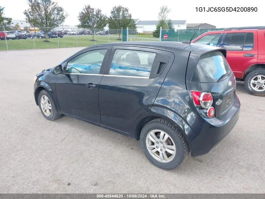 1G1JC6SG5D4200890 2013 Chevrolet Sonic Lt Auto