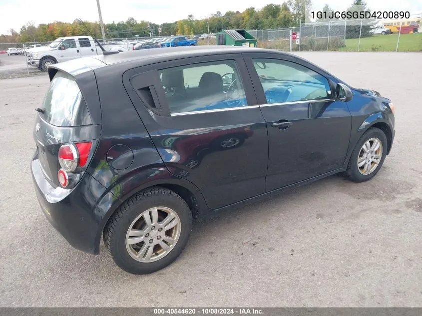 1G1JC6SG5D4200890 2013 Chevrolet Sonic Lt Auto