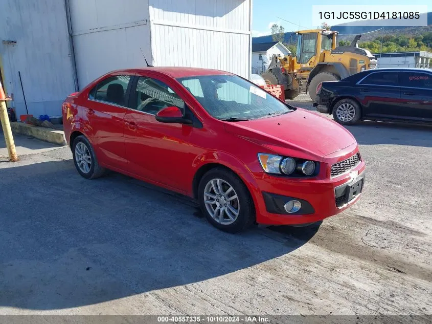 1G1JC5SG1D4181085 2013 Chevrolet Sonic Lt Auto