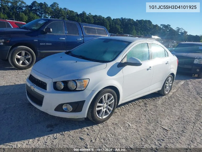 1G1JC5SH3D4101925 2013 Chevrolet Sonic Lt