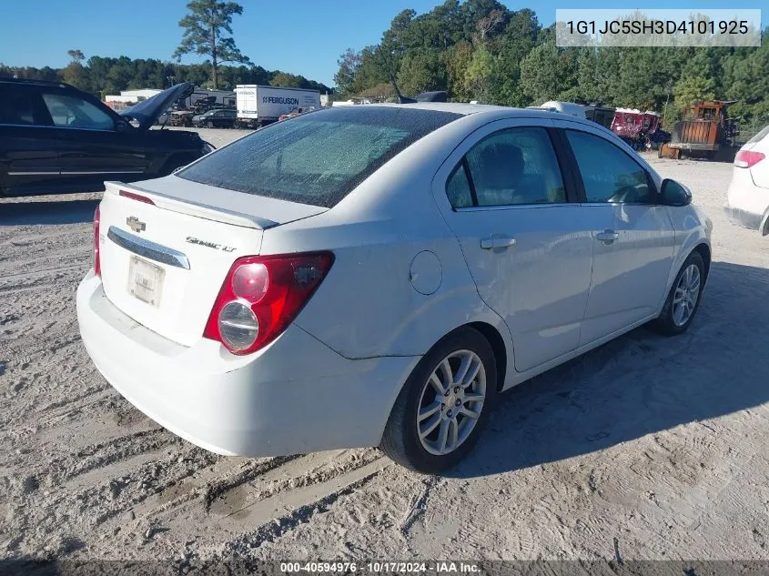 1G1JC5SH3D4101925 2013 Chevrolet Sonic Lt