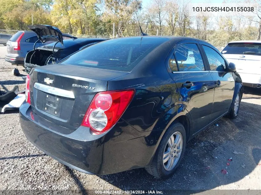 1G1JC5SH4D4155038 2013 Chevrolet Sonic Lt Auto