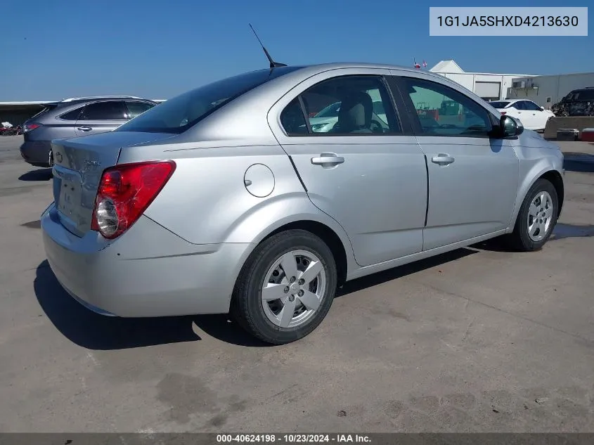 2013 Chevrolet Sonic Ls Auto VIN: 1G1JA5SHXD4213630 Lot: 40624198