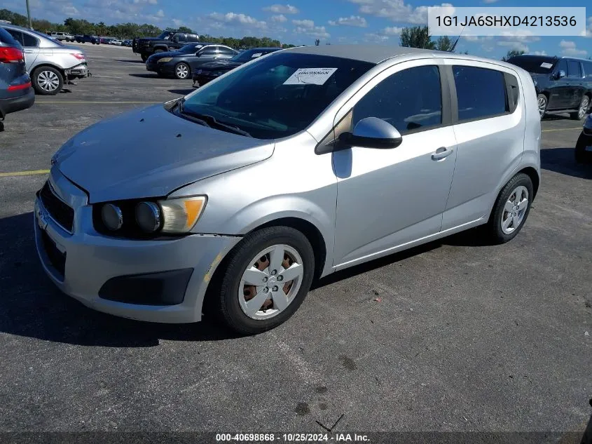 2013 Chevrolet Sonic Ls Auto VIN: 1G1JA6SHXD4213536 Lot: 40698868