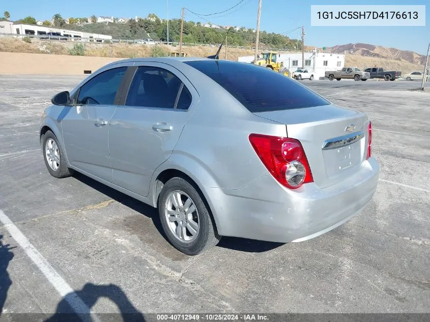 2013 Chevrolet Sonic Lt Auto VIN: 1G1JC5SH7D4176613 Lot: 40712949