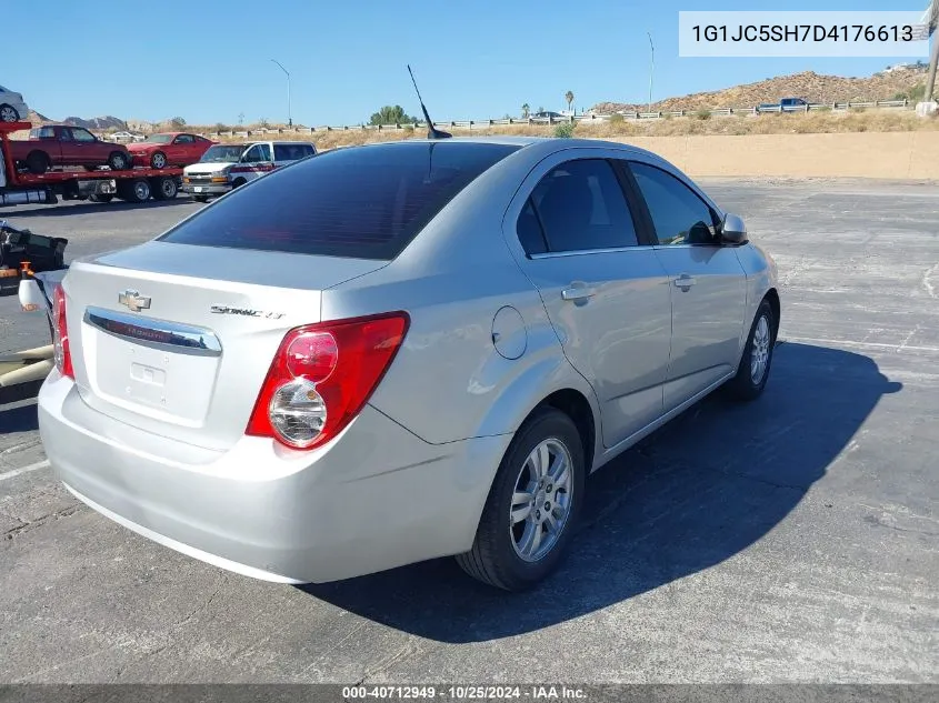 2013 Chevrolet Sonic Lt Auto VIN: 1G1JC5SH7D4176613 Lot: 40712949