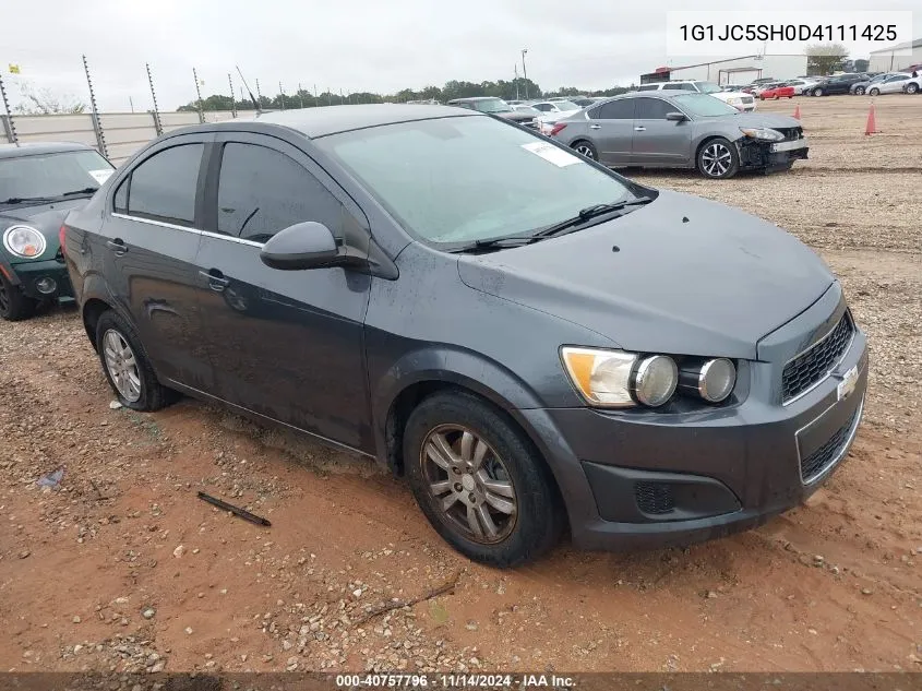 2013 Chevrolet Sonic Lt Auto VIN: 1G1JC5SH0D4111425 Lot: 40757796