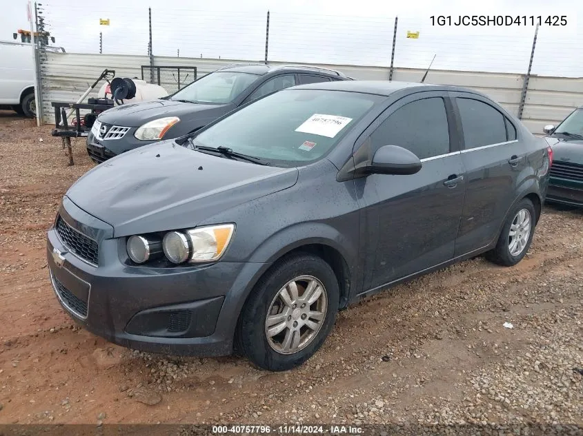 2013 Chevrolet Sonic Lt Auto VIN: 1G1JC5SH0D4111425 Lot: 40757796