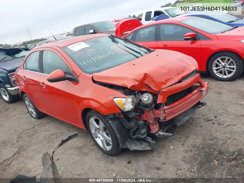 2013 Chevrolet Sonic Ltz VIN: 1G1JE5SH6D4154533 Lot: 40758005