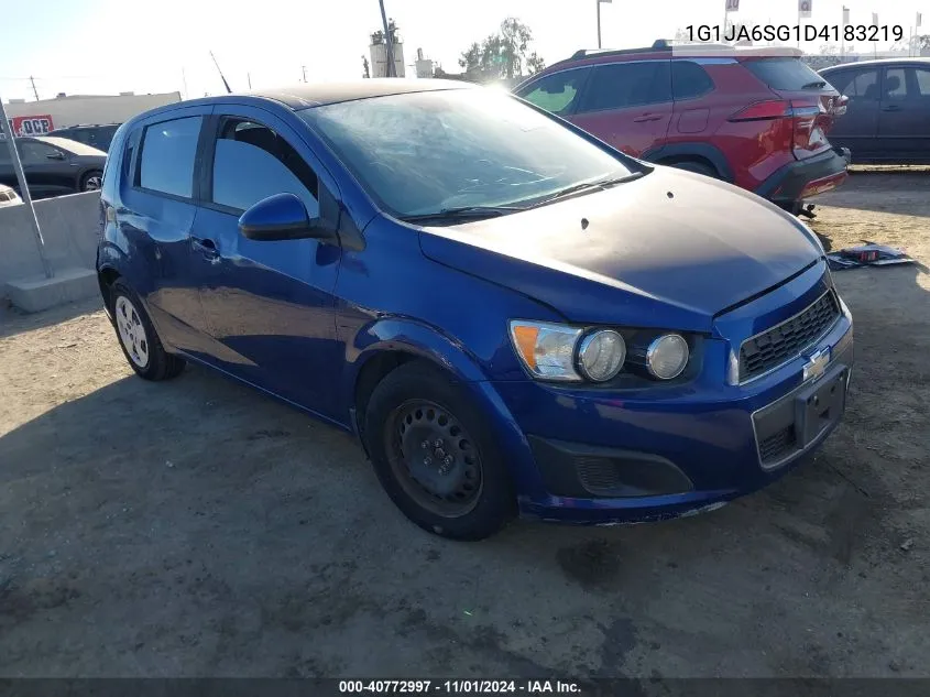 2013 Chevrolet Sonic Ls Auto VIN: 1G1JA6SG1D4183219 Lot: 40772997