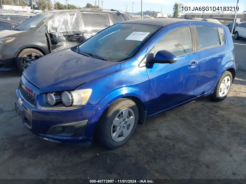 2013 Chevrolet Sonic Ls Auto VIN: 1G1JA6SG1D4183219 Lot: 40772997