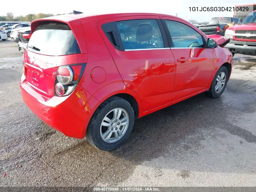 1G1JC6SG3D4210429 2013 Chevrolet Sonic Lt Auto