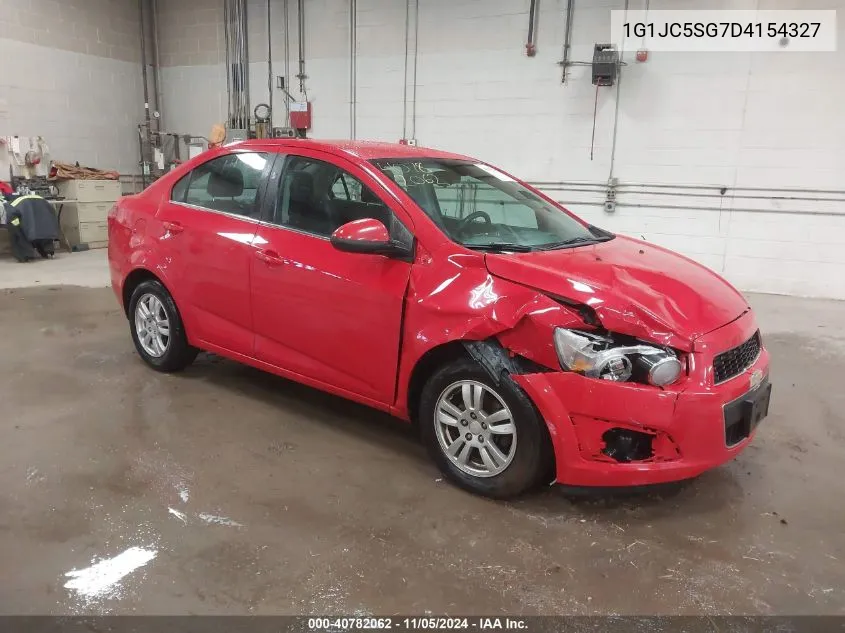 2013 Chevrolet Sonic Lt Auto VIN: 1G1JC5SG7D4154327 Lot: 40782062