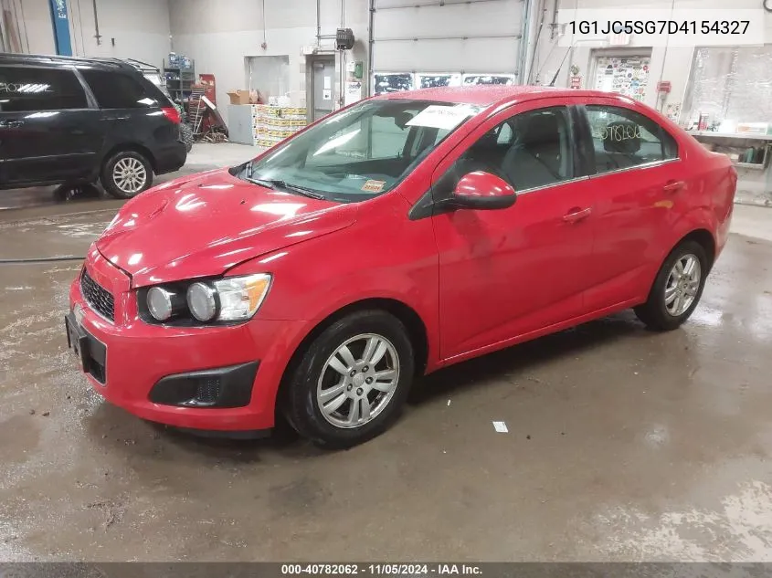 2013 Chevrolet Sonic Lt Auto VIN: 1G1JC5SG7D4154327 Lot: 40782062