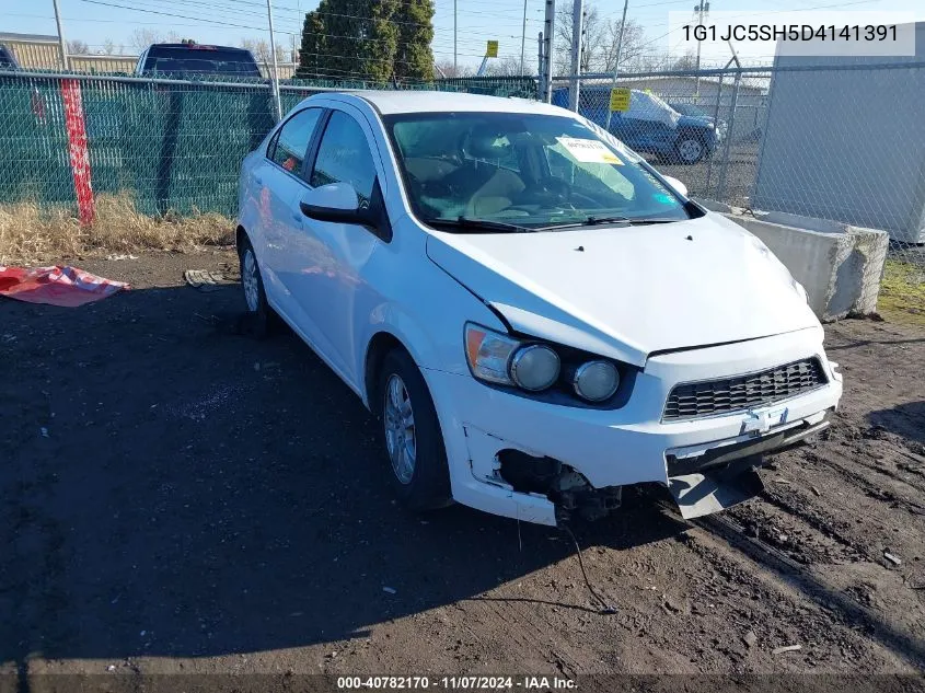 2013 Chevrolet Sonic Lt Auto VIN: 1G1JC5SH5D4141391 Lot: 40782170