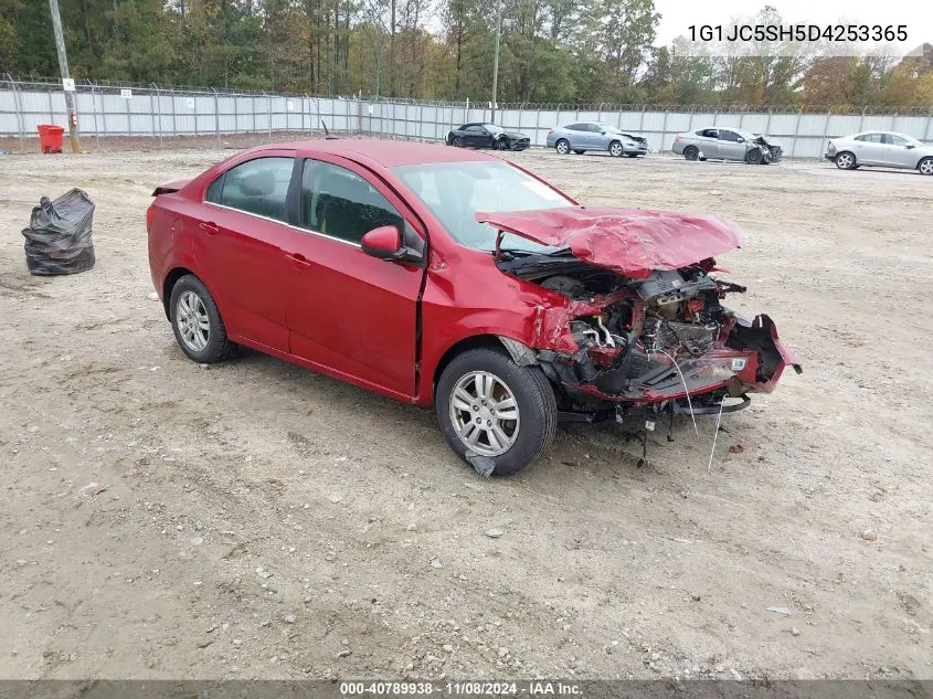 2013 Chevrolet Sonic Lt Auto VIN: 1G1JC5SH5D4253365 Lot: 40789938