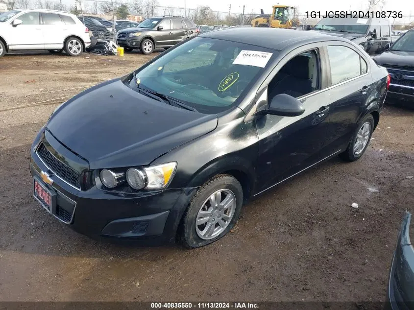 1G1JC5SH2D4108736 2013 Chevrolet Sonic Lt Auto