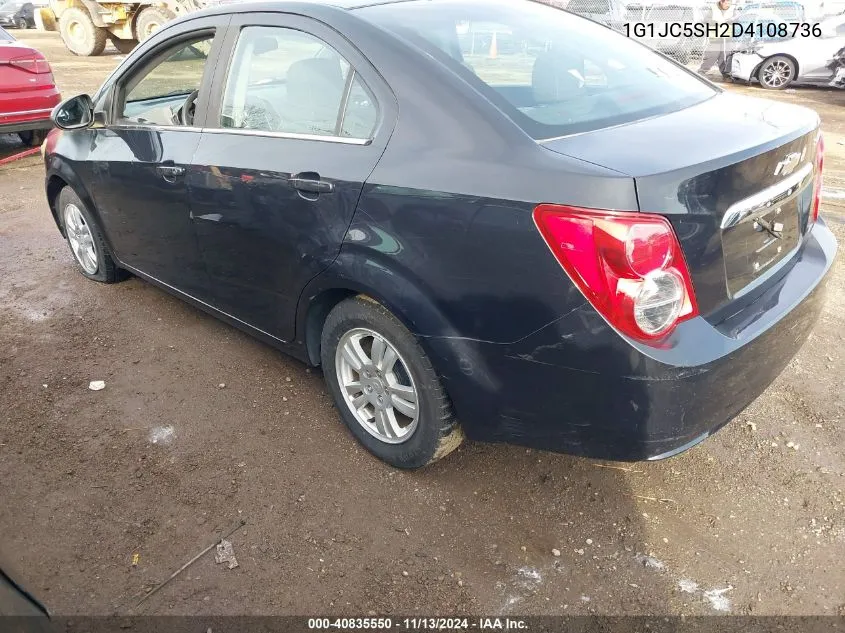 1G1JC5SH2D4108736 2013 Chevrolet Sonic Lt Auto