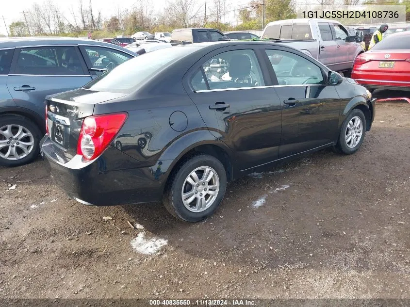 1G1JC5SH2D4108736 2013 Chevrolet Sonic Lt Auto