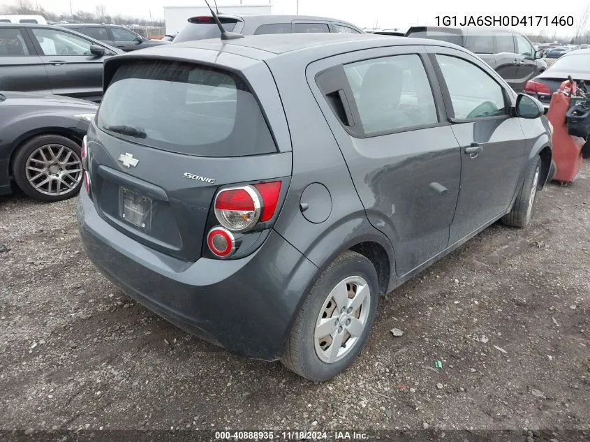 2013 Chevrolet Sonic Ls Auto VIN: 1G1JA6SH0D4171460 Lot: 40888935