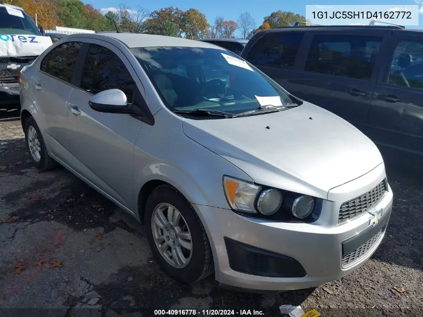 2013 Chevrolet Sonic Lt Auto VIN: 1G1JC5SH1D4162772 Lot: 40916778