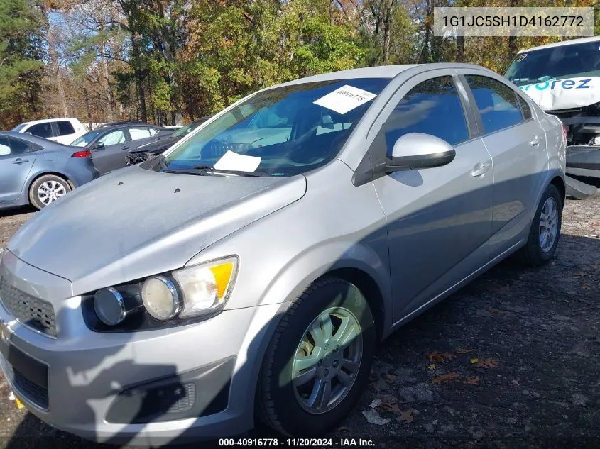 2013 Chevrolet Sonic Lt Auto VIN: 1G1JC5SH1D4162772 Lot: 40916778